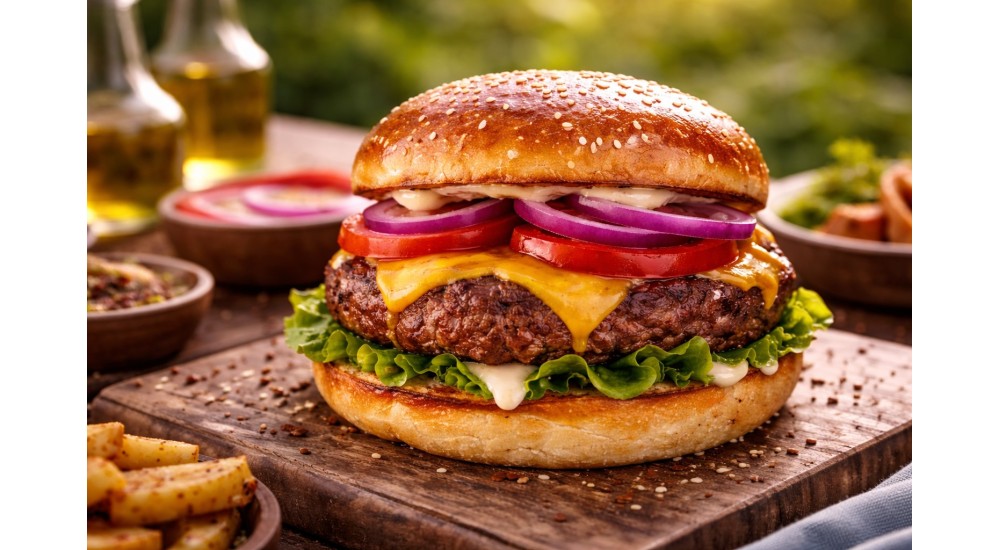 Burger du boucher spécial été – Recette barbecue gourmande | Maison Dantas